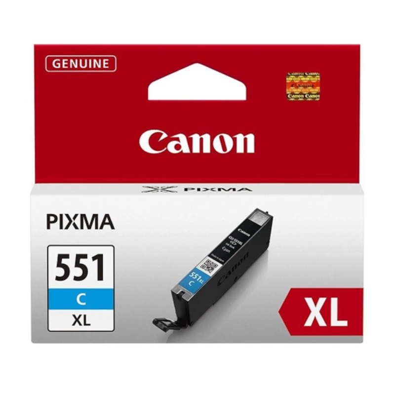 Tinteiro Canon CLI-551CXL Azul (Ciano) – Alta Capacidade Original (11ml)