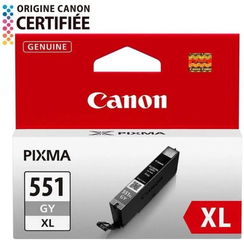 Tinteiro Canon CLI-551GXL Cinzento – Alta Capacidade Original (11ml)