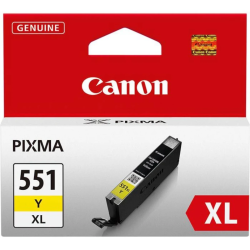 Tinteiro Canon CLI-551YXL Amarelo – Alta Capacidade Original (11ml)