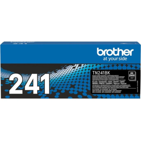 Toner Original Brother TN-241BK Preto – Cartucho Laser (2.500 páginas)