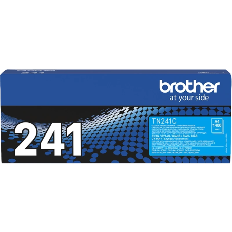 Toner Original Brother TN-241C Azul – Cartucho Laser Ciano (1.400 páginas)