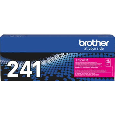 Toner Original Brother TN-241M Magenta – Cartucho Laser (1.400 páginas)