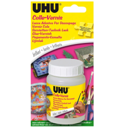 Cola Verniz UHU Creativ (150ml) – Ideal para Découpage, Cartonagem e Puzzles