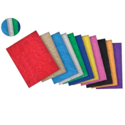 Placas de Feltro Colorido Liderpapel 50x70cm 160g – Pack 10 Unidades