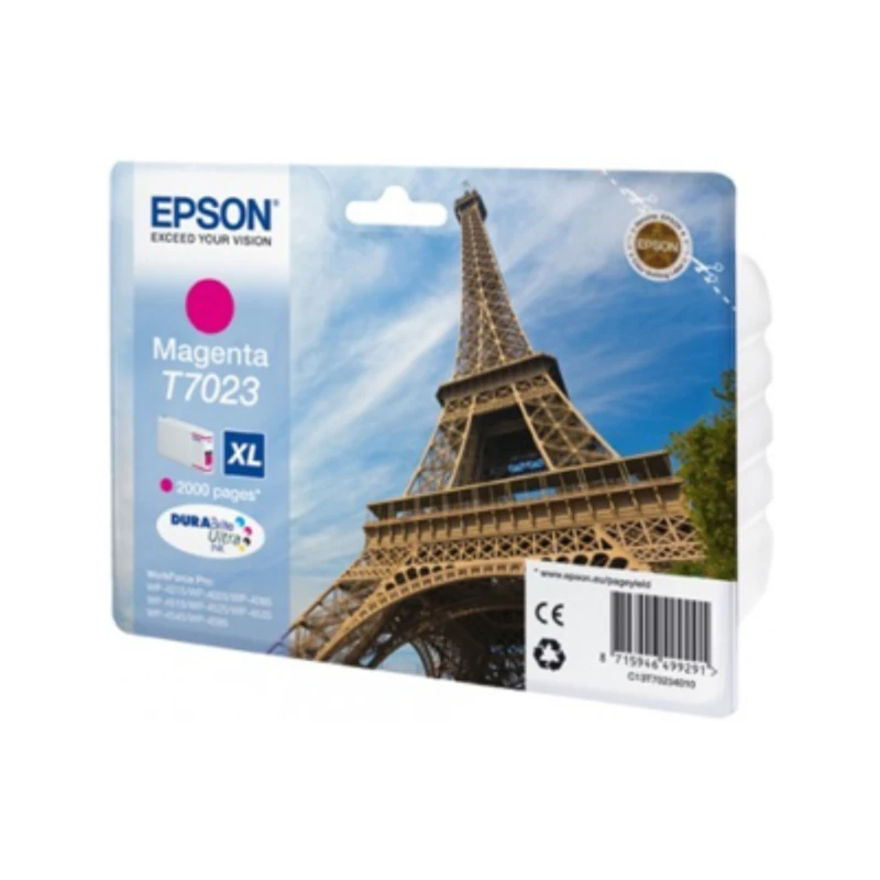 Tinteiro Original Epson T7023 Magenta de Alta Capacidade – 2.000 Páginas