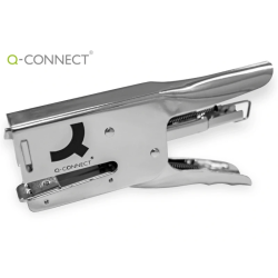 Agrafador Alicate Metálico Q-Connect – Capacidade até 50 Folhas (Sistema Plano)