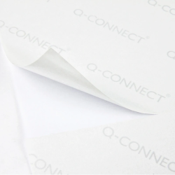 Papel Autocolante A4 Branco Q-CONNECT – Pack 100 Folhas para Etiquetas