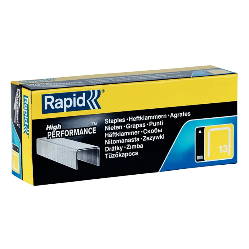 Agrafos Rapid 13/10 Galvanizados para Pistola – Caixa 5000 Unidades