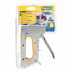 Agrafador Pistola Manual Rapid R33 Profissional em Aço – Corpo Metálico