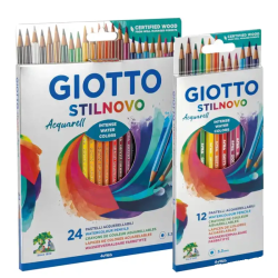 Lápis de Cor Giotto Stilnovo Acquarell Aguareláveis – Corpo Hexagonal (Mina 3,3 mm)