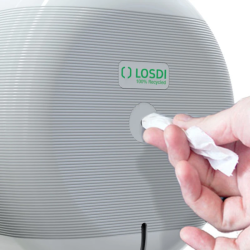 Dispensador de Papel Higiénico Extração Central LOSDI ECO-LUXE Branco