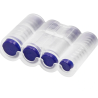 Porta-Moedas de Mola Q-CONNECT Euro (8 Frações) Azul Transparente