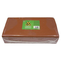 Argila Vermelha de Modelação SIO-2 (Secagem ao Ar) – Bloco Económico 12.5 kg