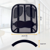 Encosto Ergonómico Lombar Fellowes Professional Mesh – Ajustável