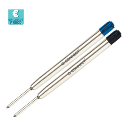 Recargas para Esferográfica Tipo Parker Q-CONNECT 0.7 mm – Opção Azul / Preto
