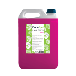 Detergente Lava Tudo Concentrado Floral Cleanspot – Ação Bactericida – 5 Litros