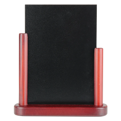 Quadro Preto de Mesa Dupla Face em Madeira – Formato A5 (15x21 cm)