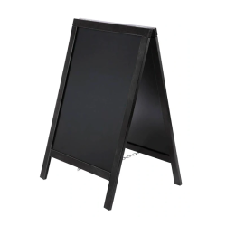 Quadro Preto de Chão com Cavalete Dupla Face Liderpapel – 55x85 cm