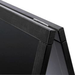 Quadro Preto de Chão com Cavalete Dupla Face – Formato XL (75x135 cm)