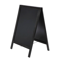 Quadro Preto de Chão com Cavalete Dupla Face – Formato XL (75x135 cm)
