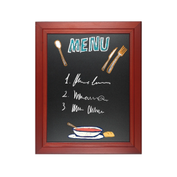 Quadro Preto Mural com Moldura em Madeira Liderpapel – 60x80 cm (Inclui Fixação)