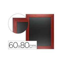 Quadro Preto Mural com Moldura em Madeira Liderpapel – 60x80 cm (Inclui Fixação)