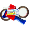 Desenrolador de Fita Adesiva de Embalagem Tesa – Aplicador de Punho + 2 Rolos de Oferta