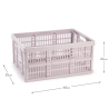 Caixa Dobrável de Arrumação PlasticForte 32L (48x35x23 cm) – Cores Sortidas