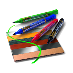 Marcador Permanente Pentel N850 – Ponta Redonda Grossa / 4 Cores Disponíveis