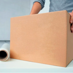 Caixa de Cartão Canelado 400x290x220mm – Pack 10 Unidades / Q-Connect Kraft