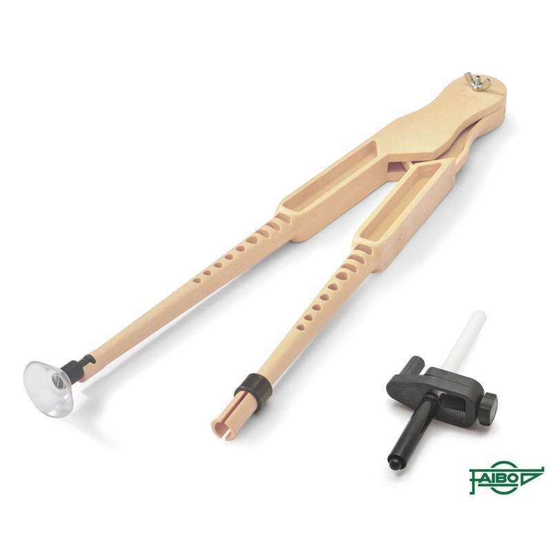 Compasso para Quadro Escolar Universal 45cm – Faibo / Amarelo Efeito Madeira