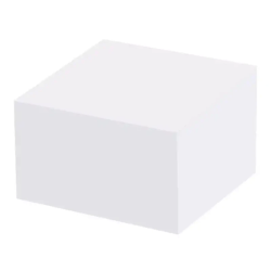 Bloco de Notas Memo Liderpapel 95x90x40mm – 400 Folhas Soltas Brancas