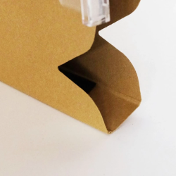 Capas de Arquivo Suspenso A4 FADE Kraft com Visor Lateral Lombada em U – Pack 25 Unidades