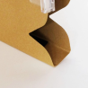 Capas de Arquivo Suspenso A4 FADE Kraft com Visor Lateral Lombada em U – Pack 25 Unidades