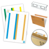 Tiras de Papel para Visores de Arquivo Suspenso 80mm – Pack 250 Etiquetas