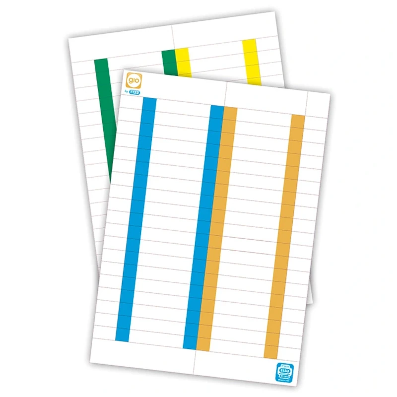 Tiras de Papel para Visores de Arquivo Suspenso 80mm – Pack 250 Etiquetas