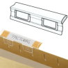 Tiras de Papel para Visores de Arquivo Suspenso 80mm – Pack 250 Etiquetas