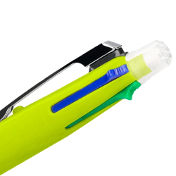 Esferográfica Multifunções 5 em 1 Liderpapel BW01 – 4 Cores + Lapiseira 0.5mm