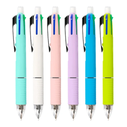 Esferográfica Multifunções 5 em 1 Liderpapel BW01 – 4 Cores + Lapiseira 0.5mm