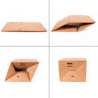 Caixas de Cartão Q-CONNECT com Fundo Automontável Kraft