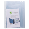 Bolsas Catálogo A3 Dobradas para Pasta A4 Q-CONNECT Cristal 80 Microns – Pack 10 Unidades