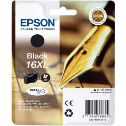 Tinteiro Original Epson 16XL Preto Alta Capacidade (C13T16314010)