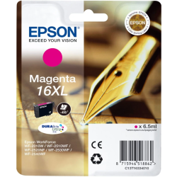 Tinteiro Original Epson 16XL Magenta Alta Capacidade (C13T16334010)