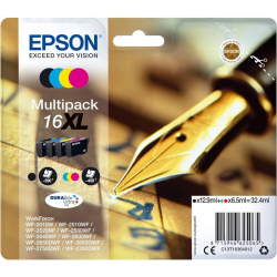 Multipack Original Epson 16XL 4 Cores Alta Capacidade (C13T16364010)