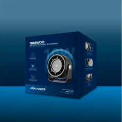 Ventoinha de Mesa Recarregável Daewoo DW9018 10W USB-C – Preta