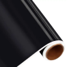Papel veludo autocolante  preto em rolo