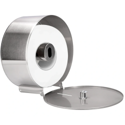Dispensador de Papel Higiénico Jumbo Q-Connect em Aço Inox