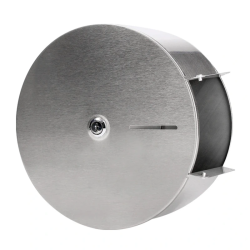 Dispensador de Papel Higiénico Jumbo Q-Connect em Aço Inox