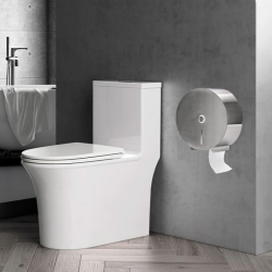 Dispensador de Papel Higiénico Jumbo Q-Connect em Aço Inox