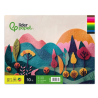 Bloco de Feltro Colorido Liderpapel 240x315mm – Pack de 10 Cores Sortidas